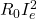 R_0I^2_e